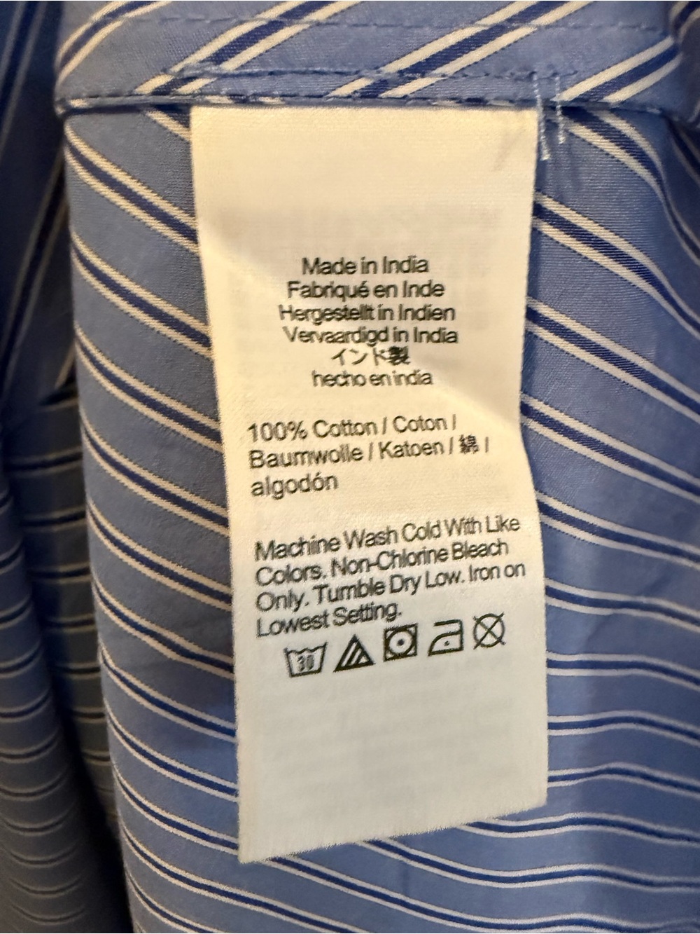NWT J.Crew Cerise Shirt Dress in Blue and White Stripe, Size 10 - Picture 9 of 9